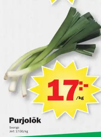 Ica i love eco purjolök