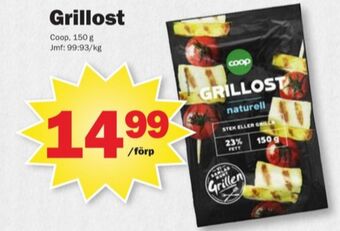 Pekås Coop grillost erbjuda