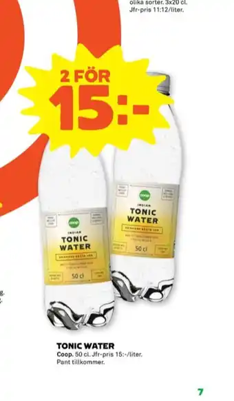 Stora Coop Coop tonic erbjuda