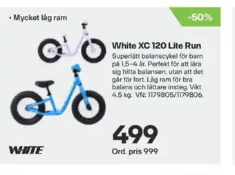 XXL White XC 120 Lite Run erbjuda