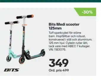 XXL Bits Medi scooter 125 mm erbjuda
