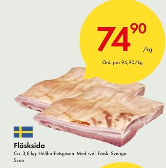Snabbgross Fläsksida erbjuda