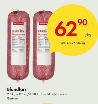 Snabbgross Blandfärs erbjuda