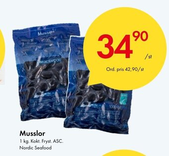 Snabbgross Musslor erbjuda