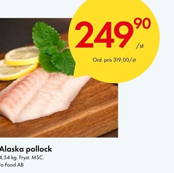 Snabbgross Alaska Pollock erbjuda