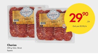 Snabbgross Chorizo erbjuda