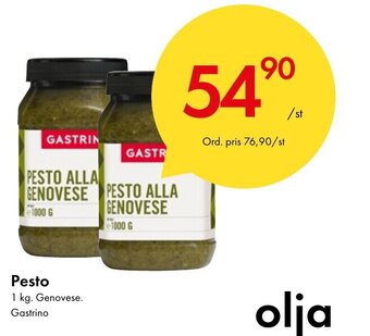 Snabbgross Pesto erbjuda