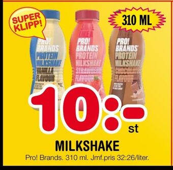 Nya Pulsen Milkshake erbjuda