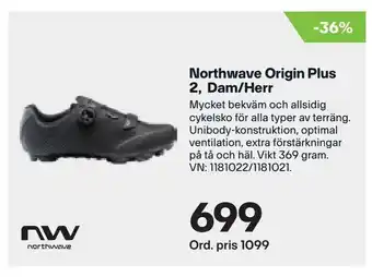 XXL Northwave origin plus 2, dam/herr erbjuda