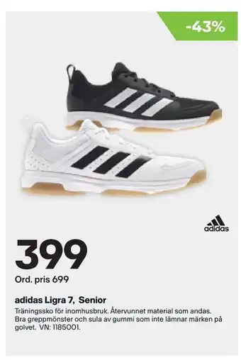 XXL Adidas ligra 7, senior erbjuda