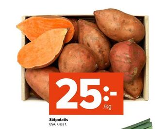 Coop Extra Sötpotatis erbjuda