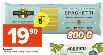 Coop Extra Spaghetti erbjuda