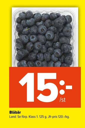 Coop Extra Blåbär erbjuda
