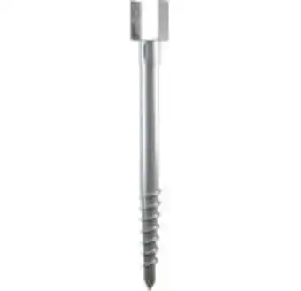 Hornbach Markskruv stavrex med 4" balksko fast 900mm ø 65mm erbjuda