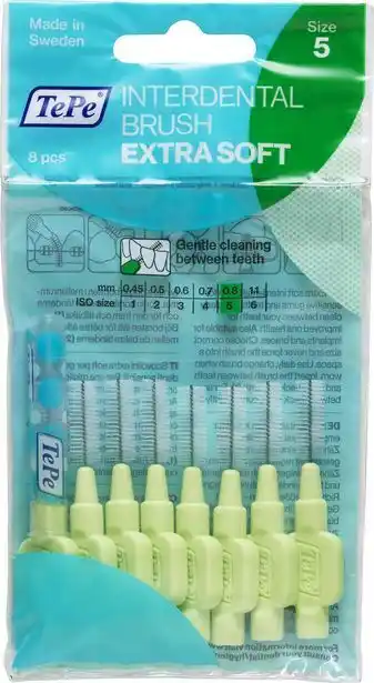 Tepe mellanrumsborste extra mjuk 0,8 mm