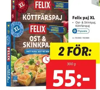 Lidl Felix paj XL erbjuda