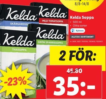 Lidl Kelda Soppa erbjuda