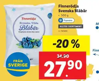 Lidl Finnerödja Svenska Blåbär erbjuda