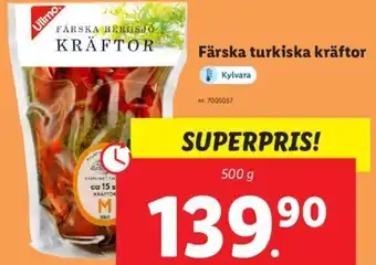 Färska Turkiska Kräftor