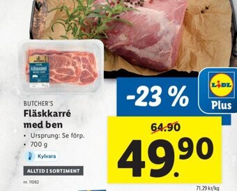 Lidl Fläskkarré med Ben erbjuda