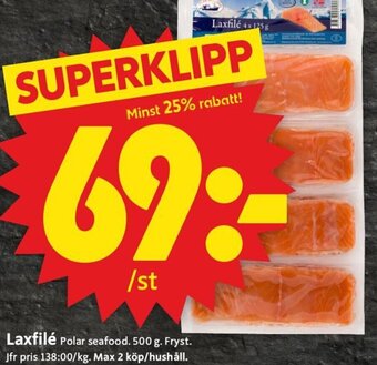 ICA Supermarket Laxfilé erbjuda