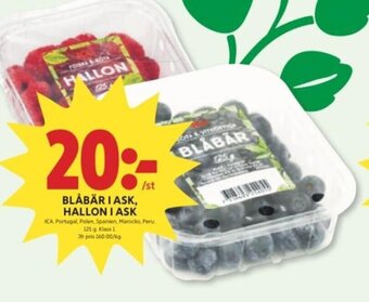 ICA Kvantum Blåbär I Ask, Hallon i Ask erbjuda