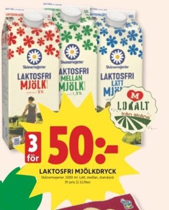 ICA Kvantum Laktosfri Mjölkdryck erbjuda