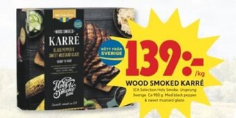 ICA Kvantum Wood Smoked Karré erbjuda