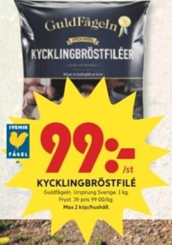 ICA Kvantum Kycklingbröstfilé erbjuda