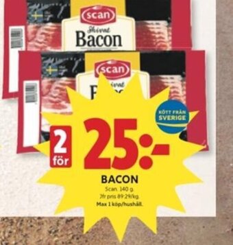 ICA Kvantum Bacon erbjuda