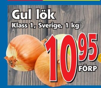 Supergrossen Gul lök erbjuda
