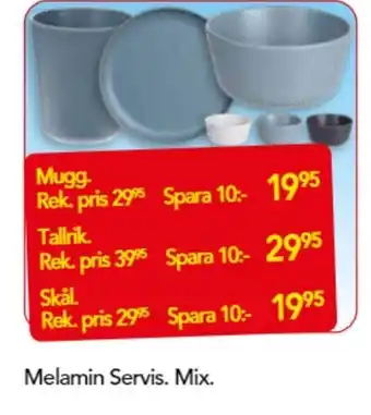 Melamin Servis Mix