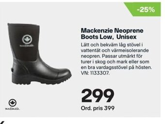 XXL Mackenzie Neoprene Boots Low, Unisex erbjuda