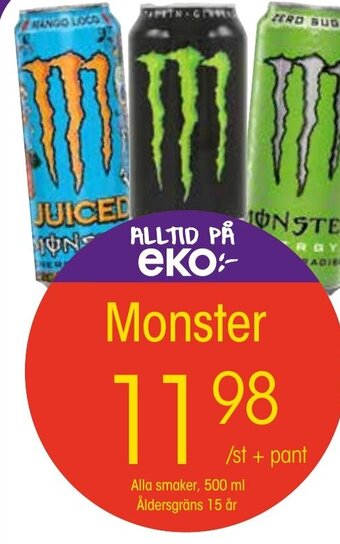 EKO Monster erbjuda