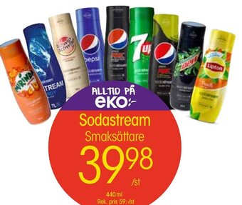 EKO Sodastream Smaksáttare erbjuda