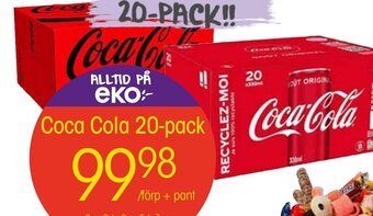 EKO Coca Cola 20- pack erbjuda