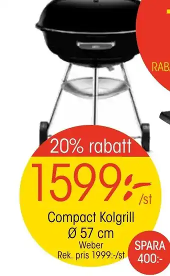 EKO Compact Kolgrill Ø 57 cm erbjuda