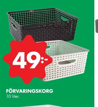 ÖoB Förvaringskorg erbjuda