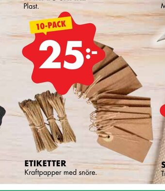 ÖoB Etiketter erbjuda