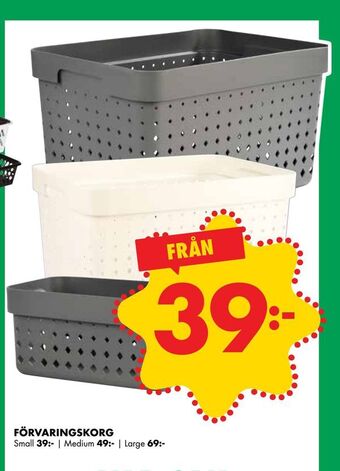 ÖoB Förvaringskorg erbjuda