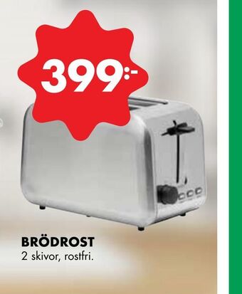 ÖoB Brödrost erbjuda