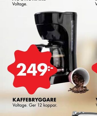 ÖoB Kaffebryggare erbjuda
