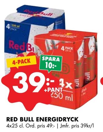ÖoB Red bull energidryck erbjuda
