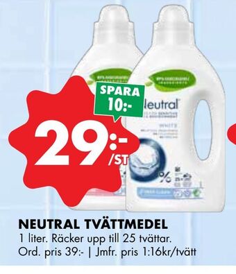 ÖoB Neutral tvättmedel erbjuda