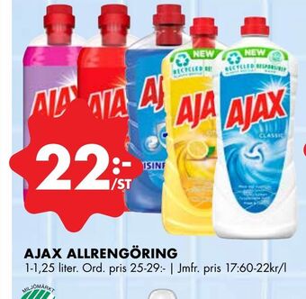ÖoB Ajax allrengöring erbjuda