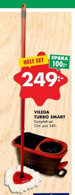 ÖoB Vileda turbo smart moppset erbjuda