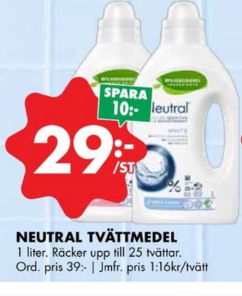 ÖoB Neutral tvättmedel flytande erbjuda