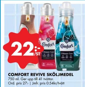 ÖoB Comfort sköljmedel erbjuda