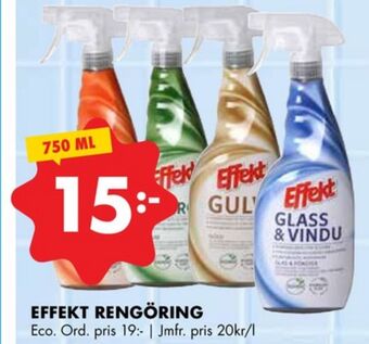 ÖoB Effekt rengöringsmedel erbjuda