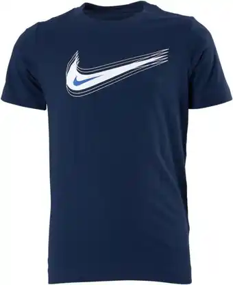 Sportamore Jr big swoosh tee blue erbjuda